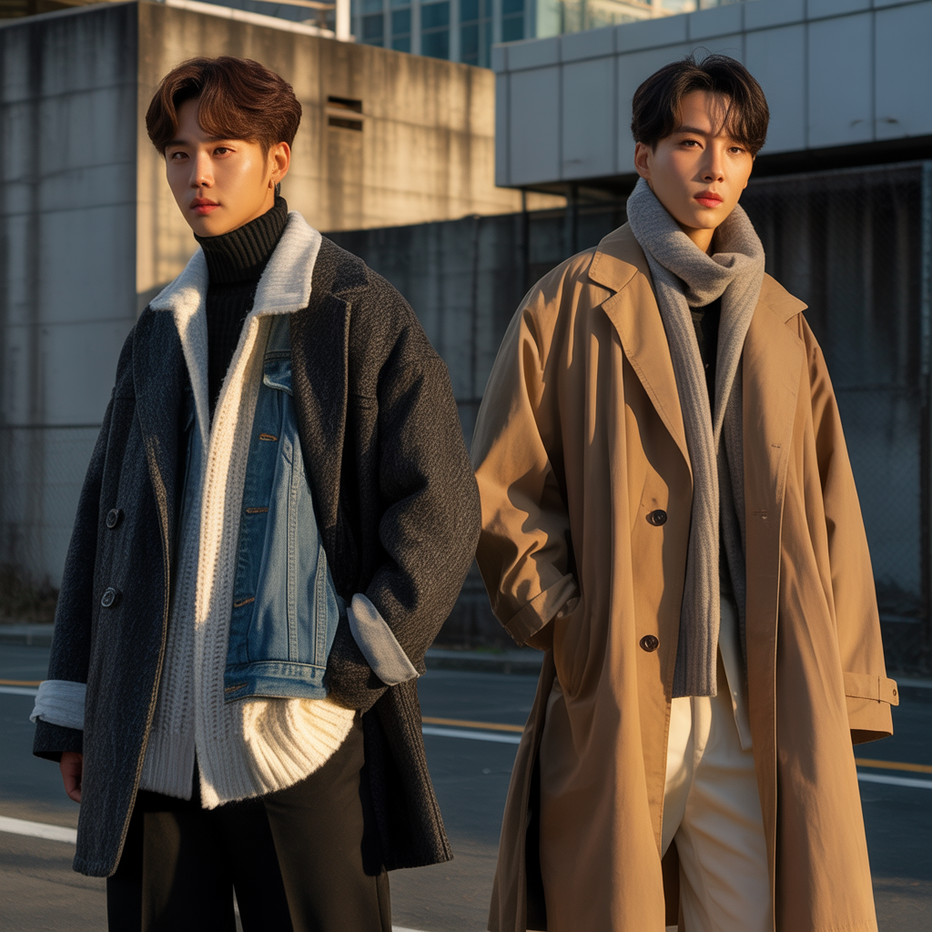 17 ways to layer your fall outfit like korean men