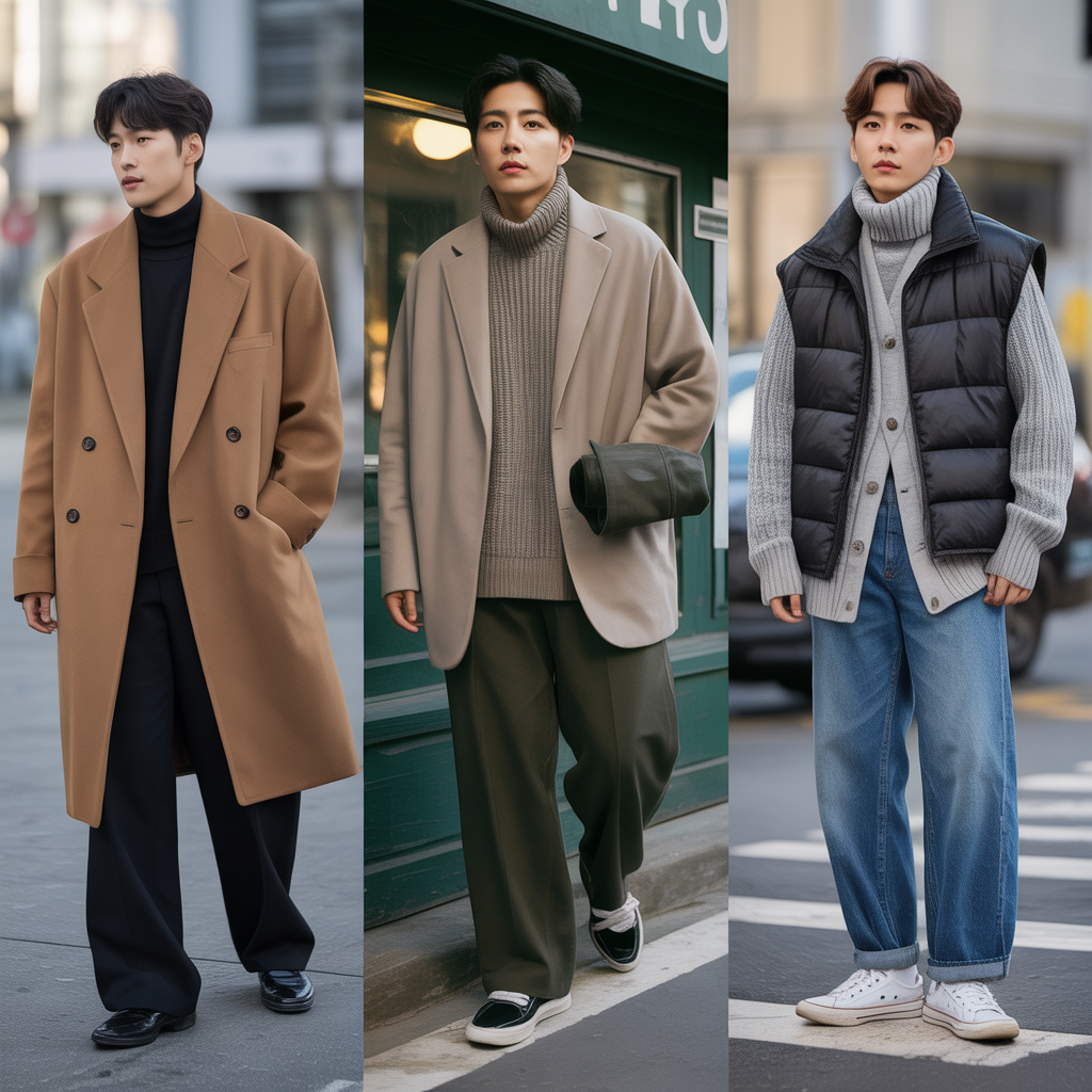 17 ways to layer your fall outfit like korean men