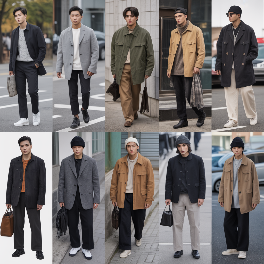 17 ways to layer your fall outfit like korean men