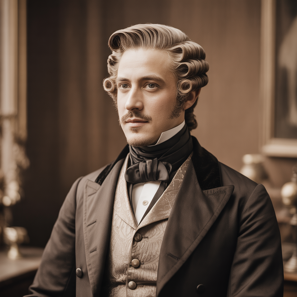 1800s mens hairstyles