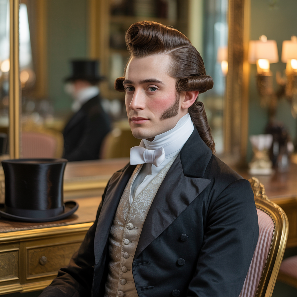 1800s mens hairstyles