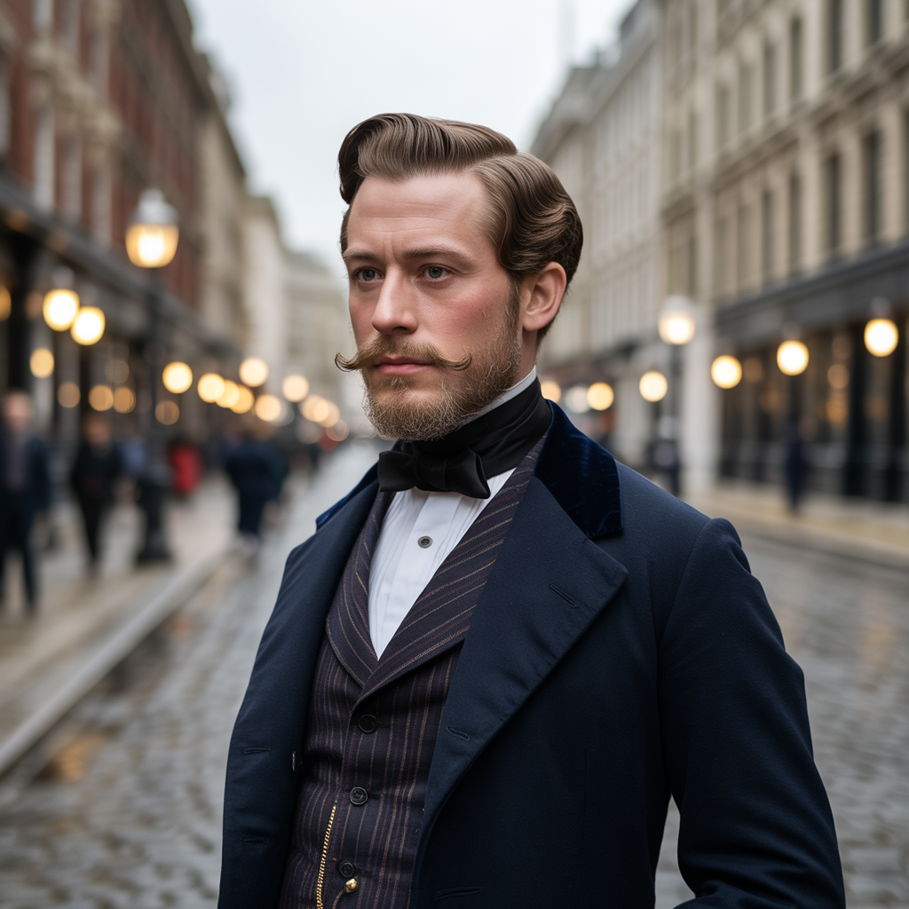 1800s mens hairstyles