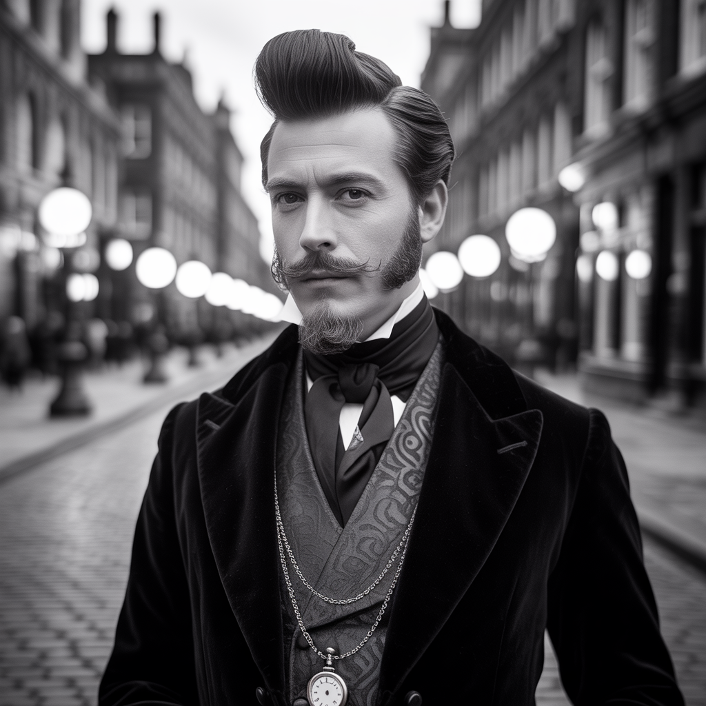 1800s mens hairstyles