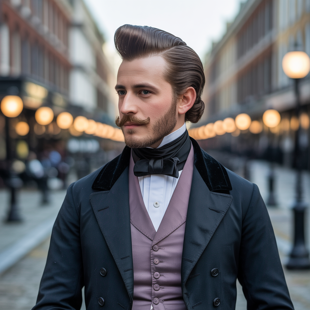 1800s mens hairstyles