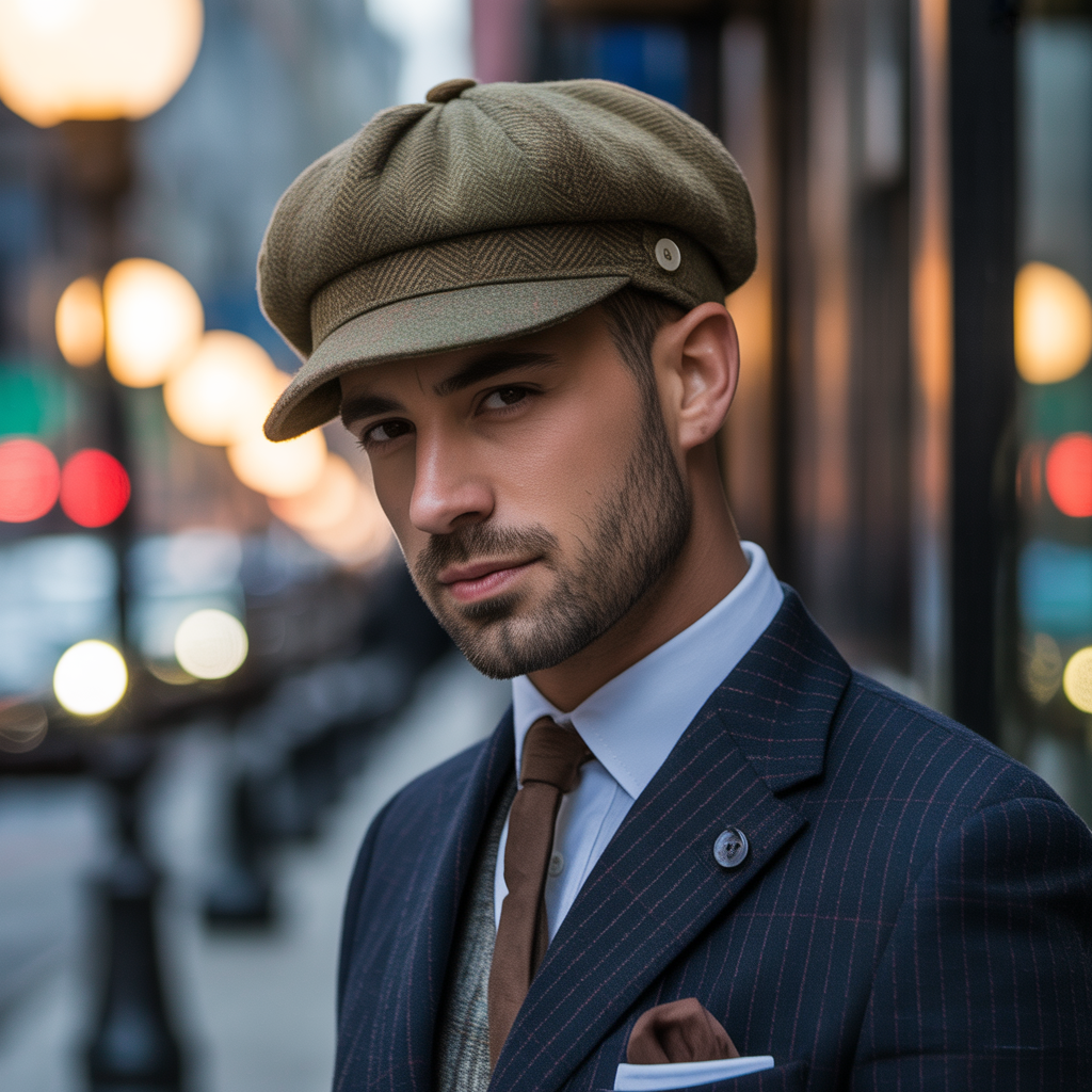 1920s mens cap