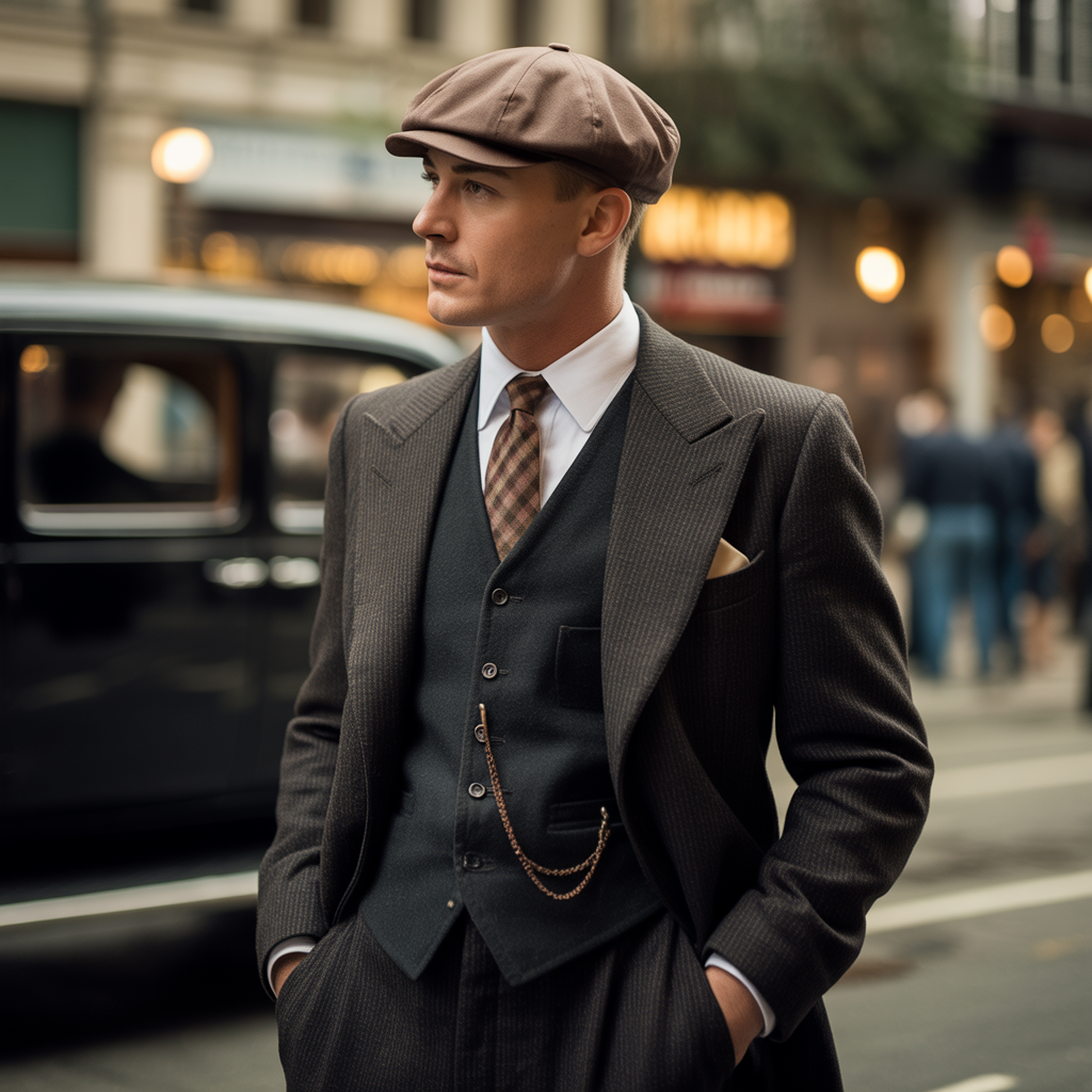 1920s mens cap