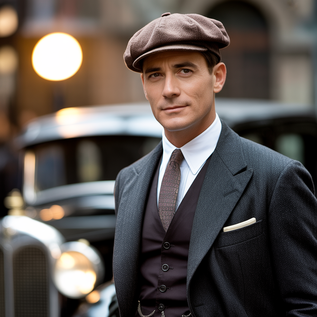 1920s mens cap