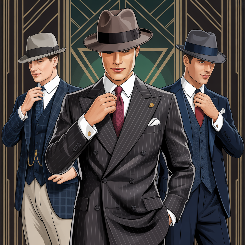 1920s roaring mens fashion