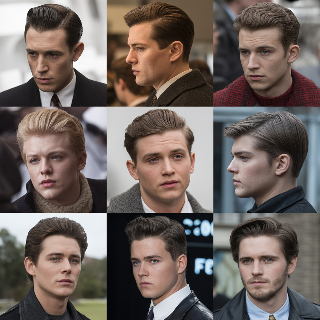 1930s-2000s mens hairstyles