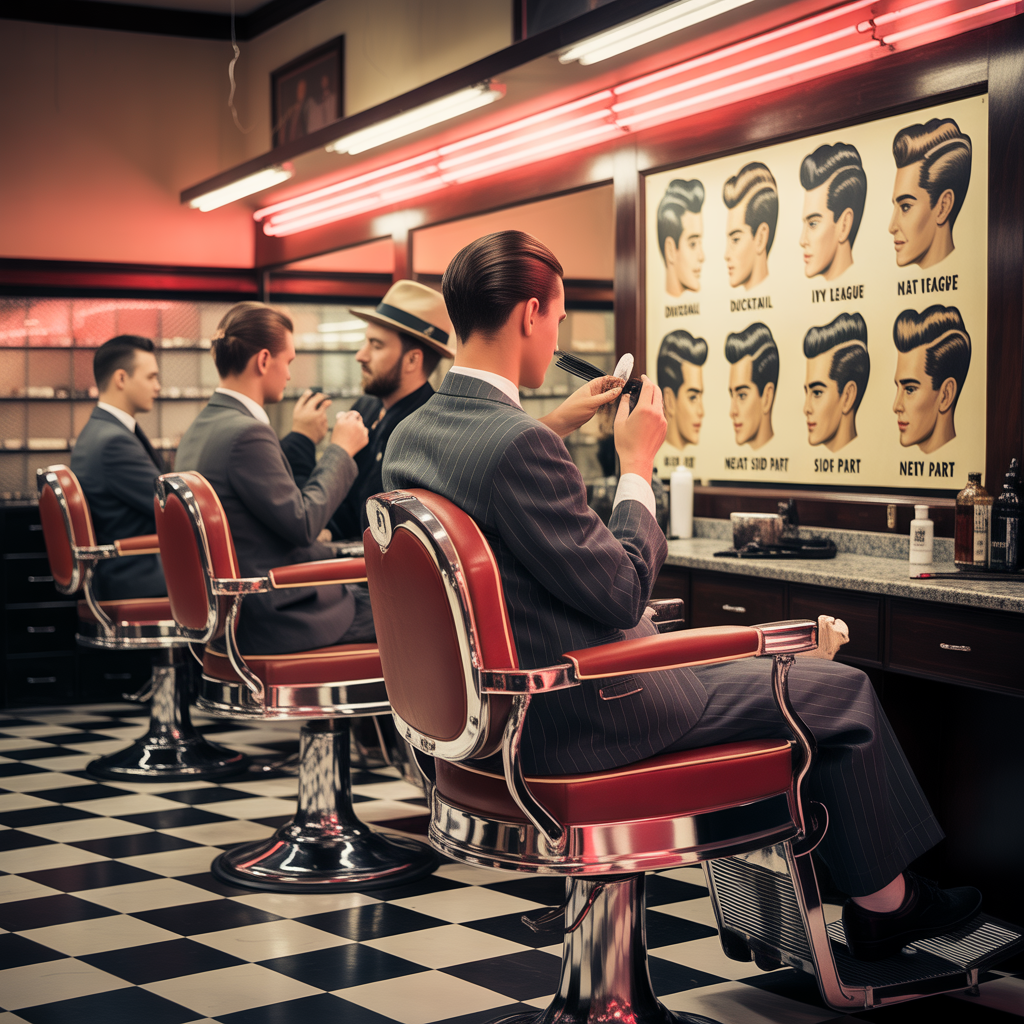 1950s barbershop chart