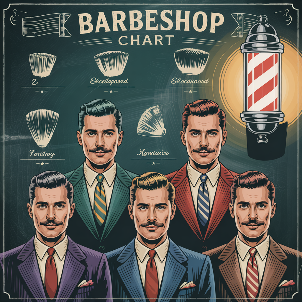 1950s barbershop chart