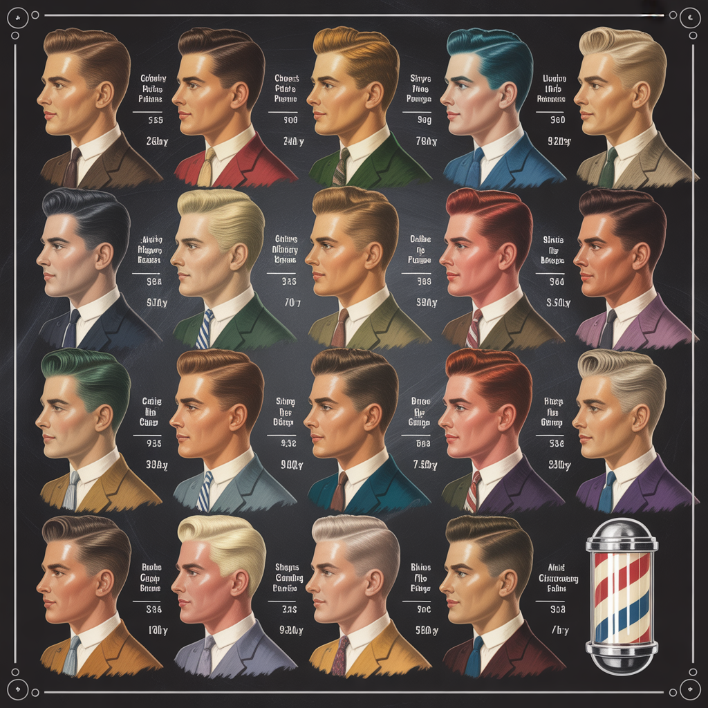 1950s barbershop chart