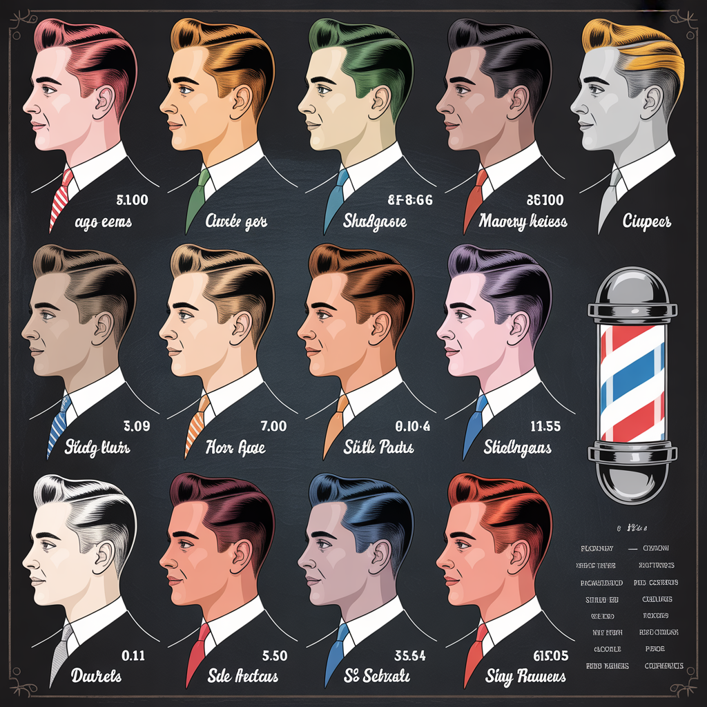 1950s barbershop chart