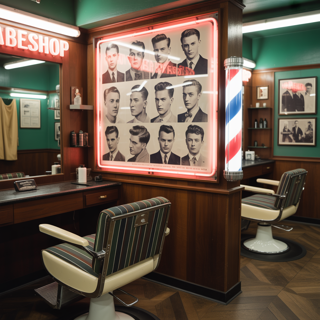 1950s barbershop chart