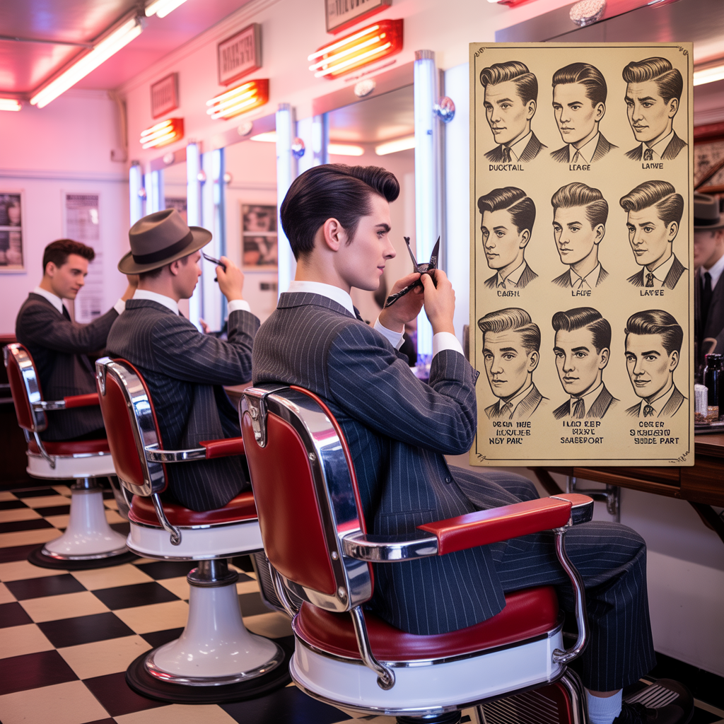 1950s barbershop chart