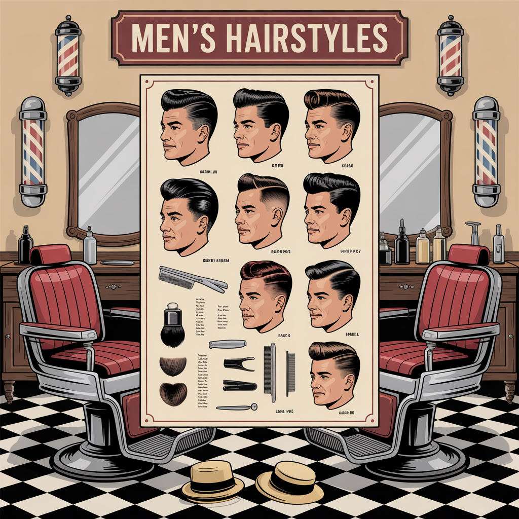 1950s barbershop chart