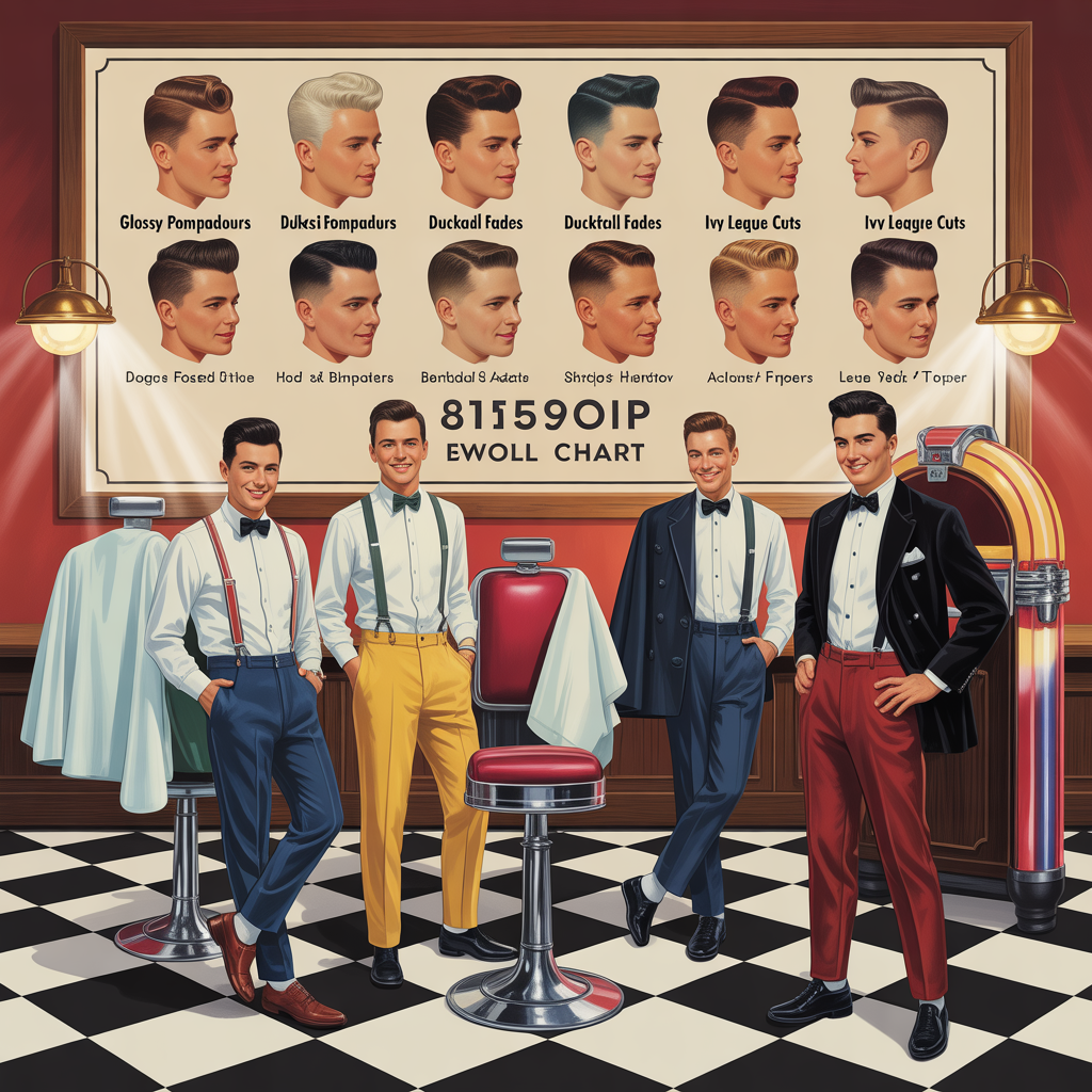 1950s barbershop chart