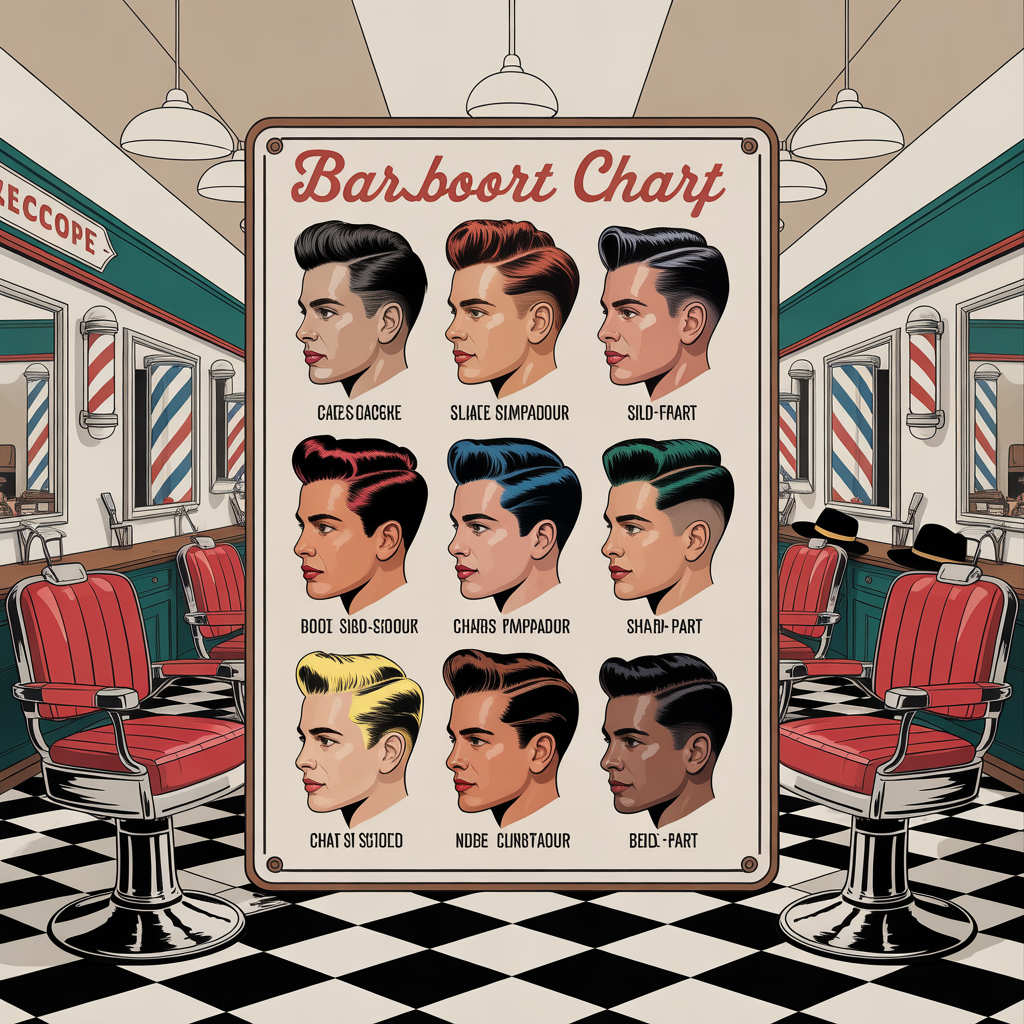 1950s barbershop chart