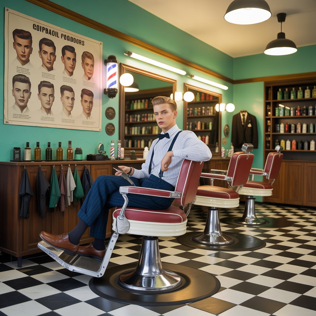 1950s barbershop chart