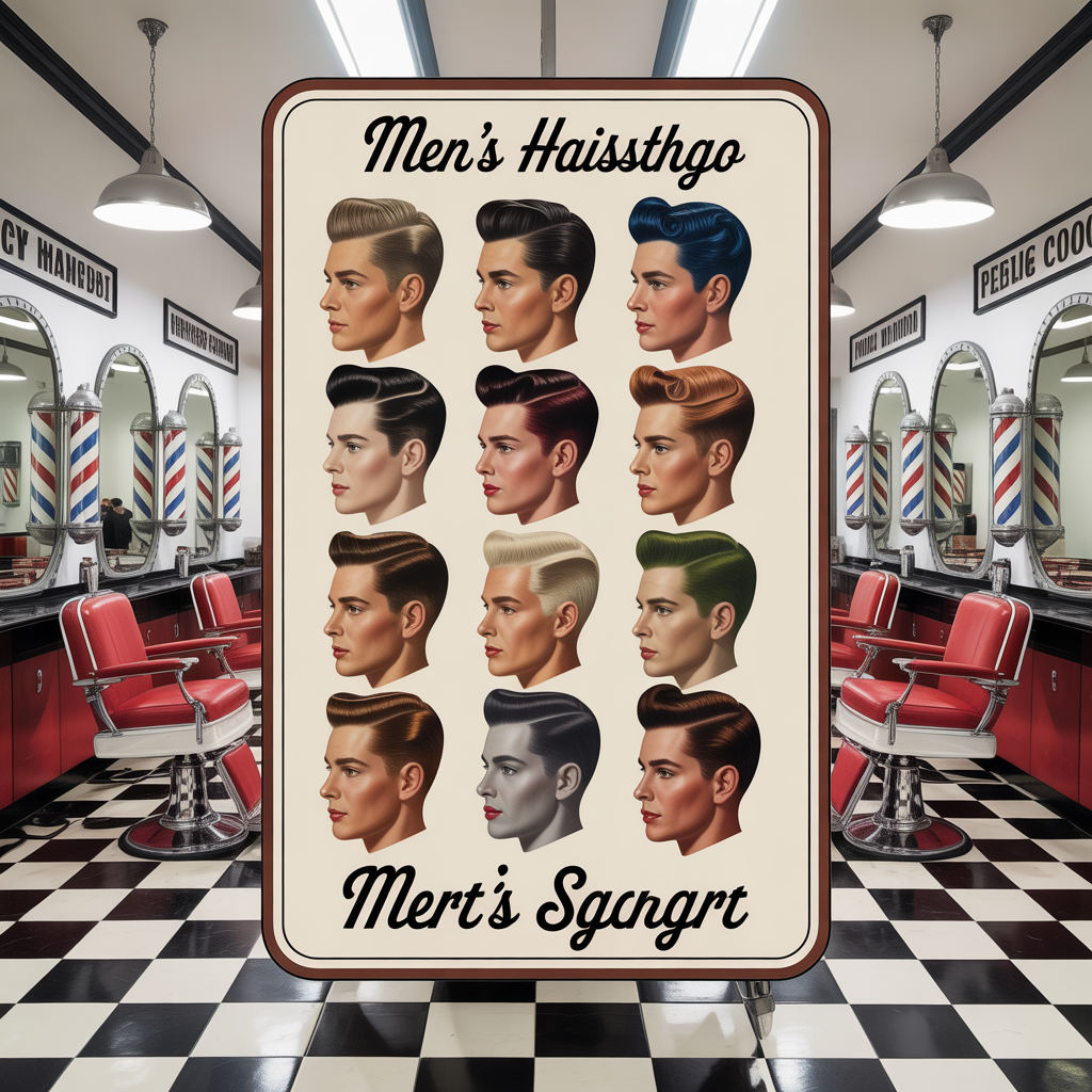 1950s barbershop chart