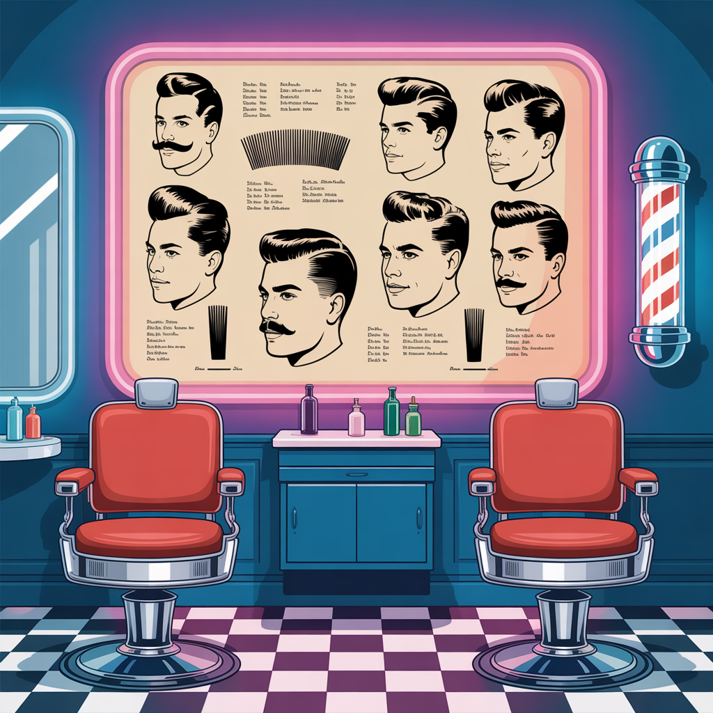 1950s barbershop chart