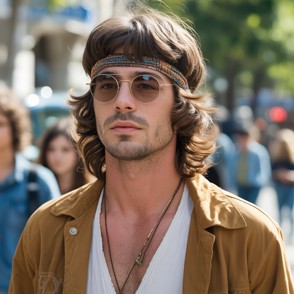 1960s hippie hairstyles