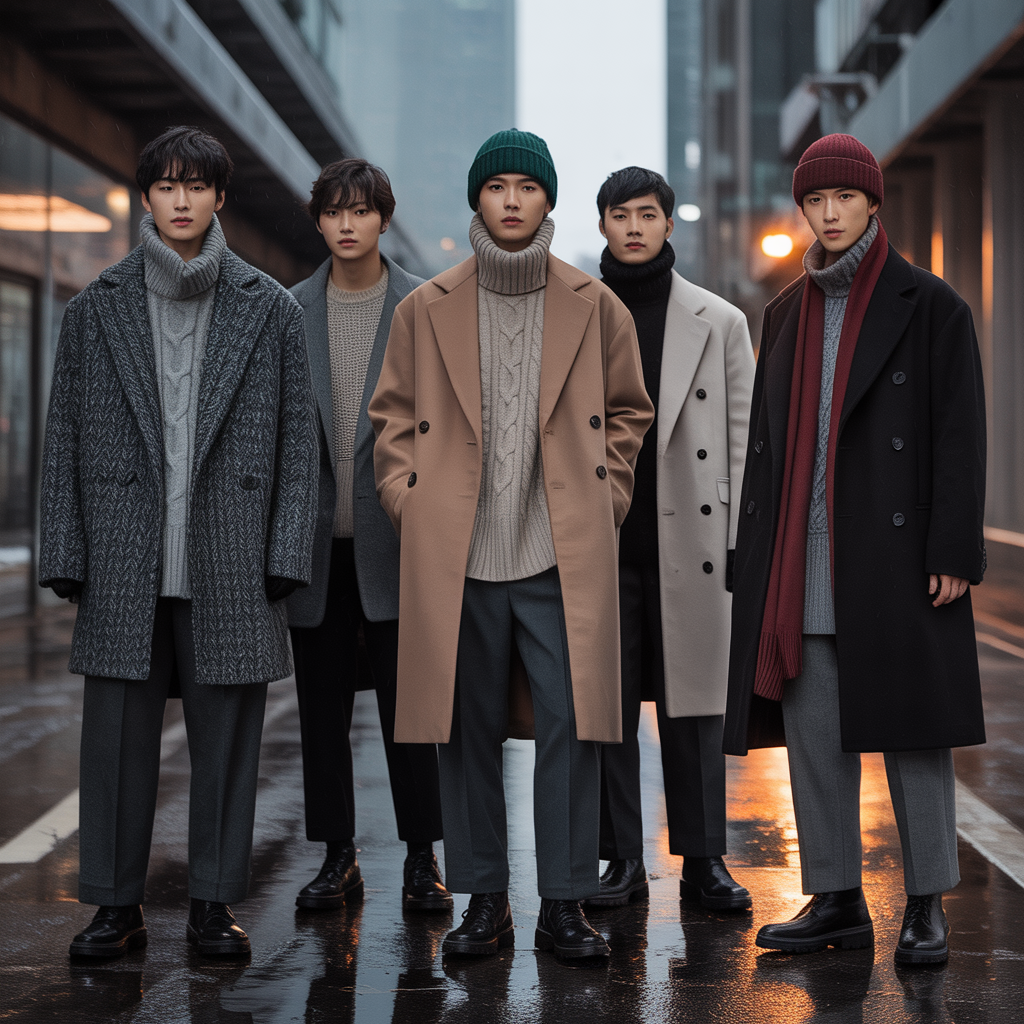 20 korean mens fashion outfit ideas in early winter