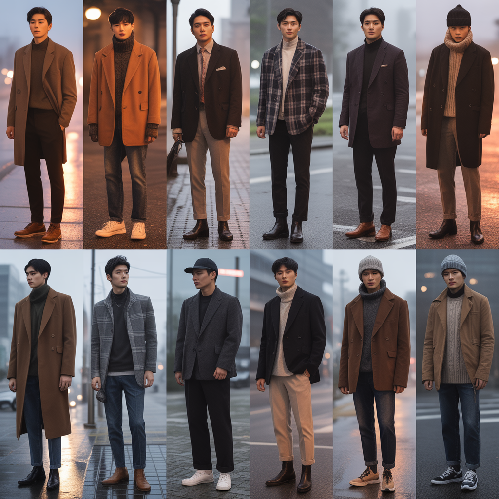 20 korean mens fashion outfit ideas in late fall