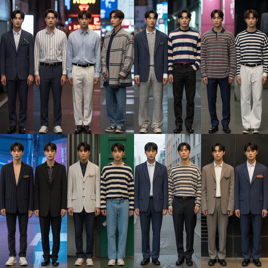 20 ways to wear style stripes like korean men