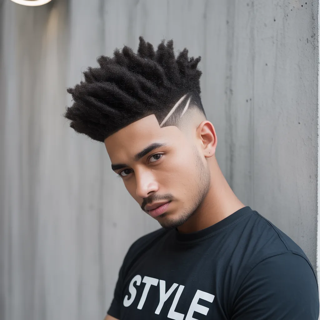 afro hair fade
