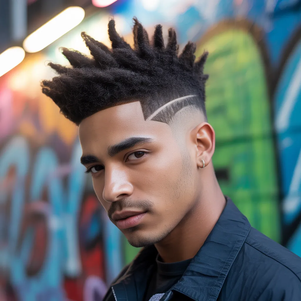 afro hair fade