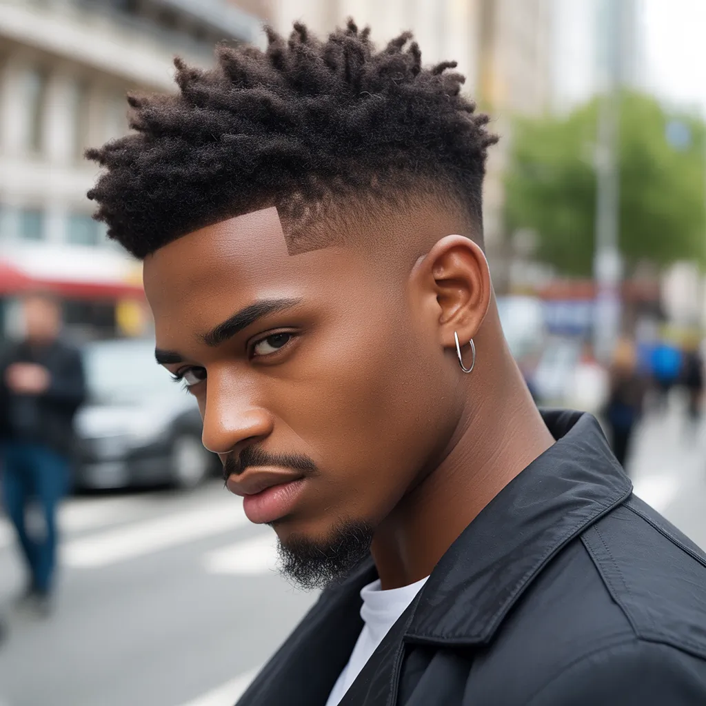 afro hair fade