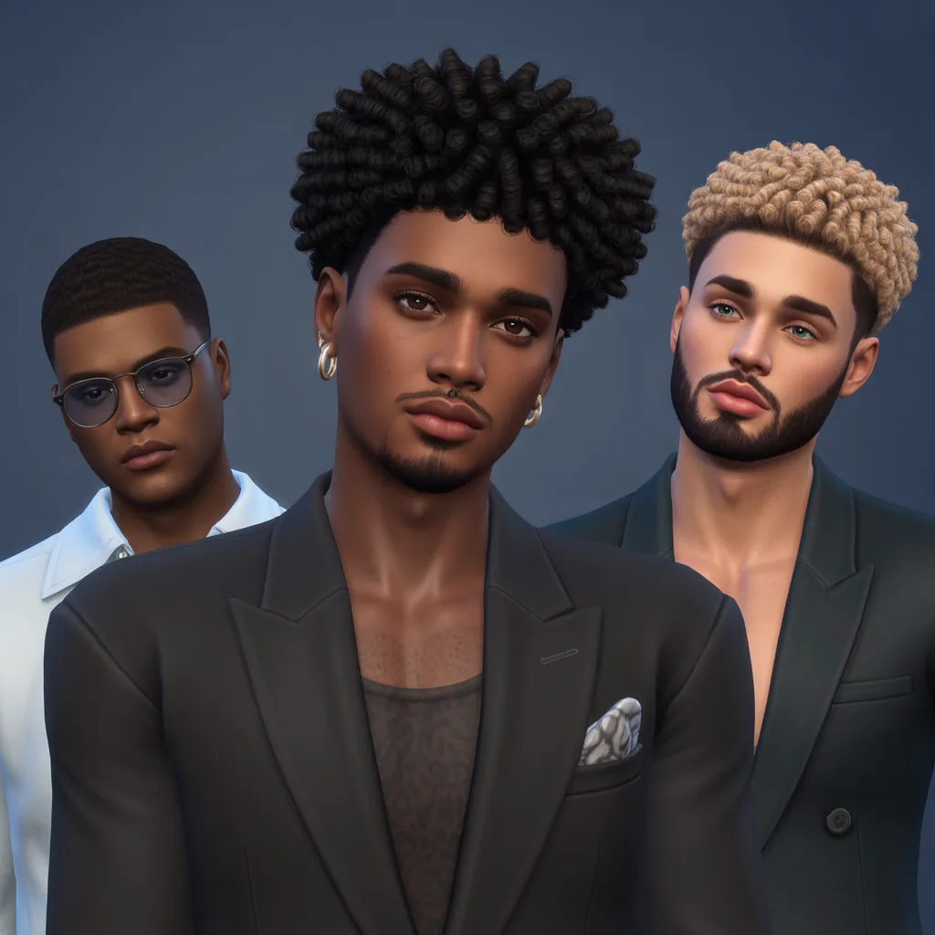 afro hair sims 4 cc