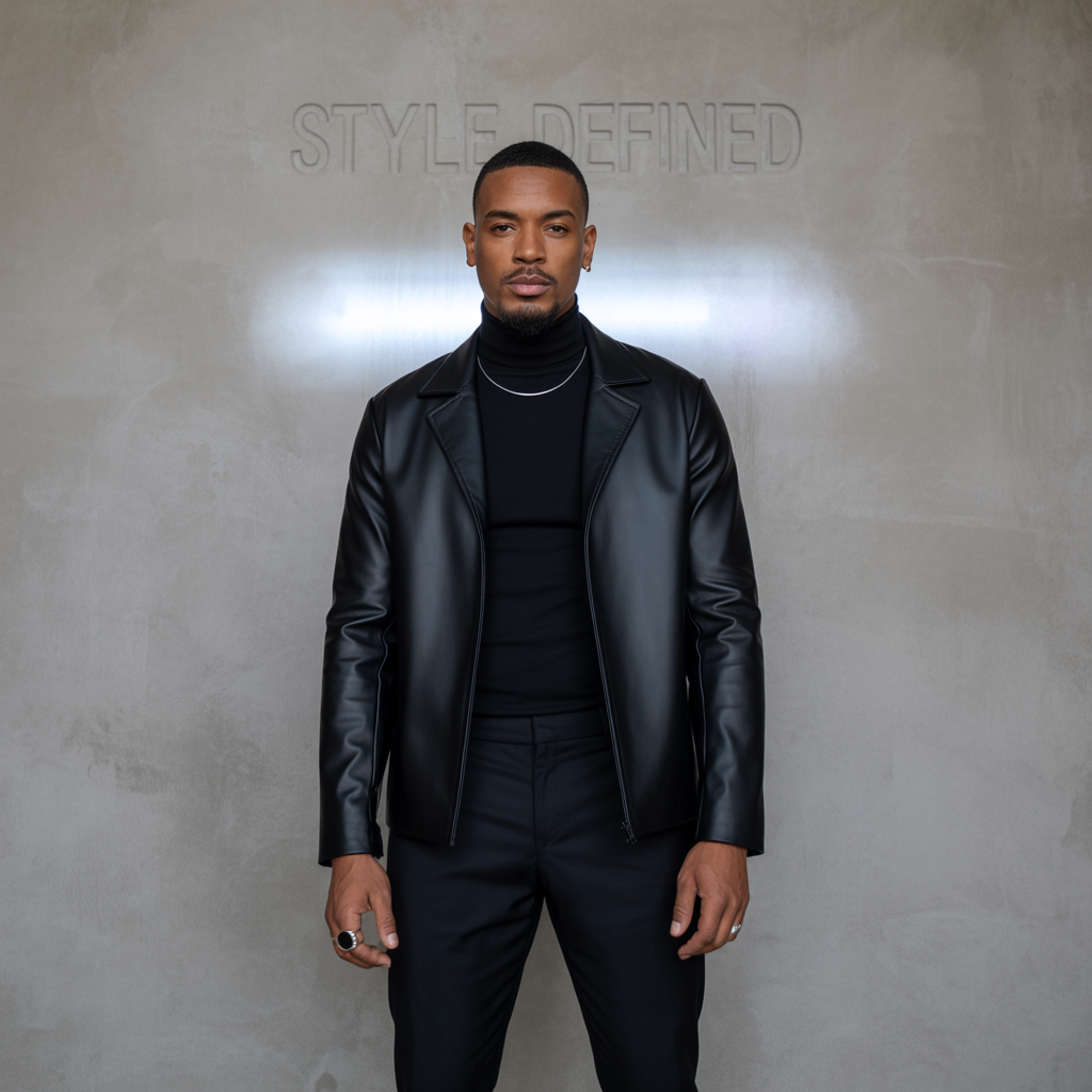 all black outfit men