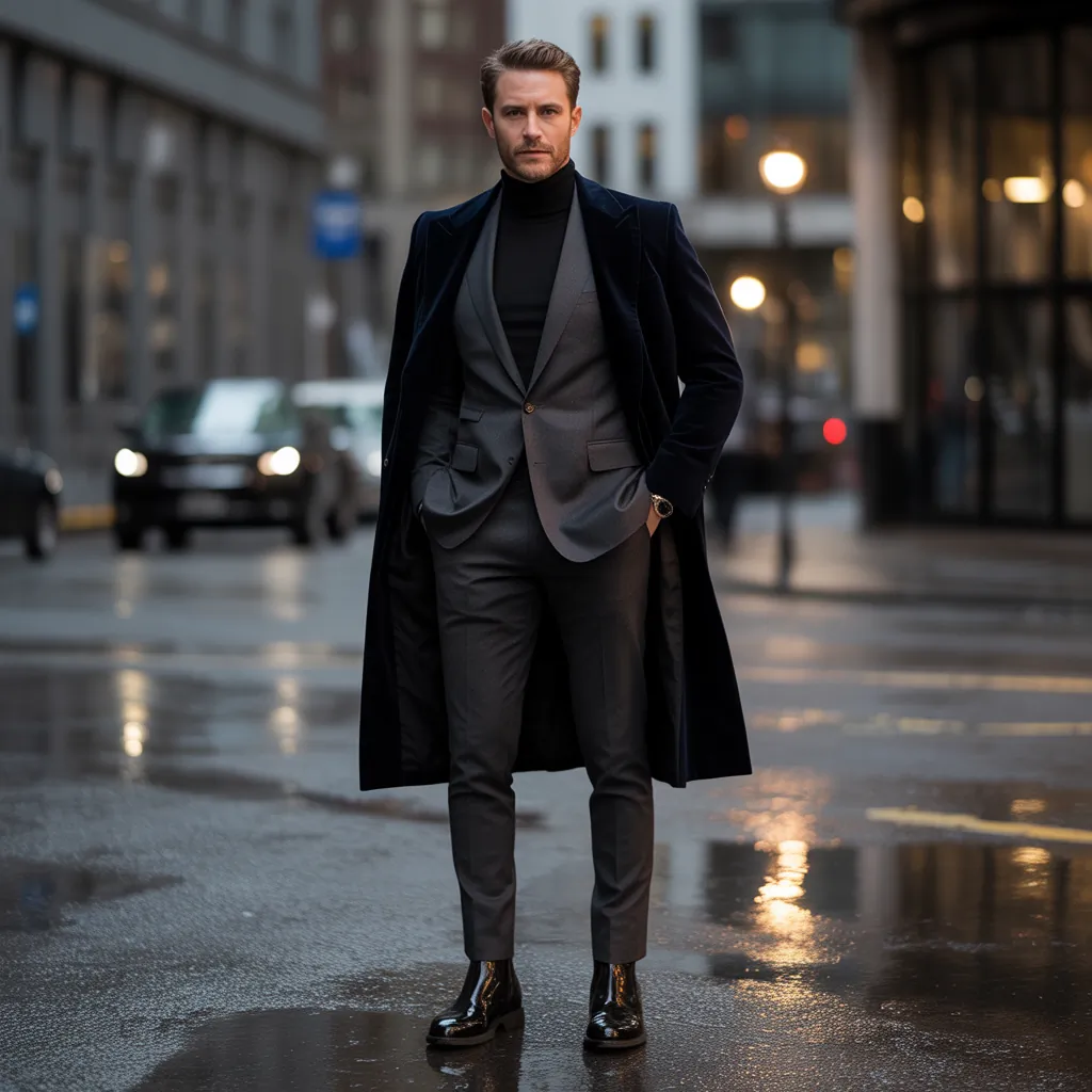 all black outfit men