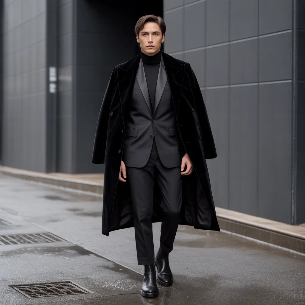 all black outfit men