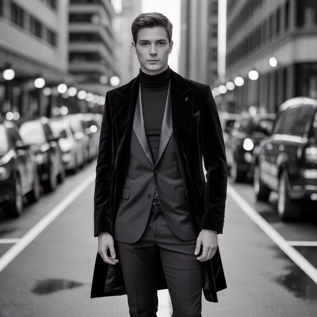 all black outfit men