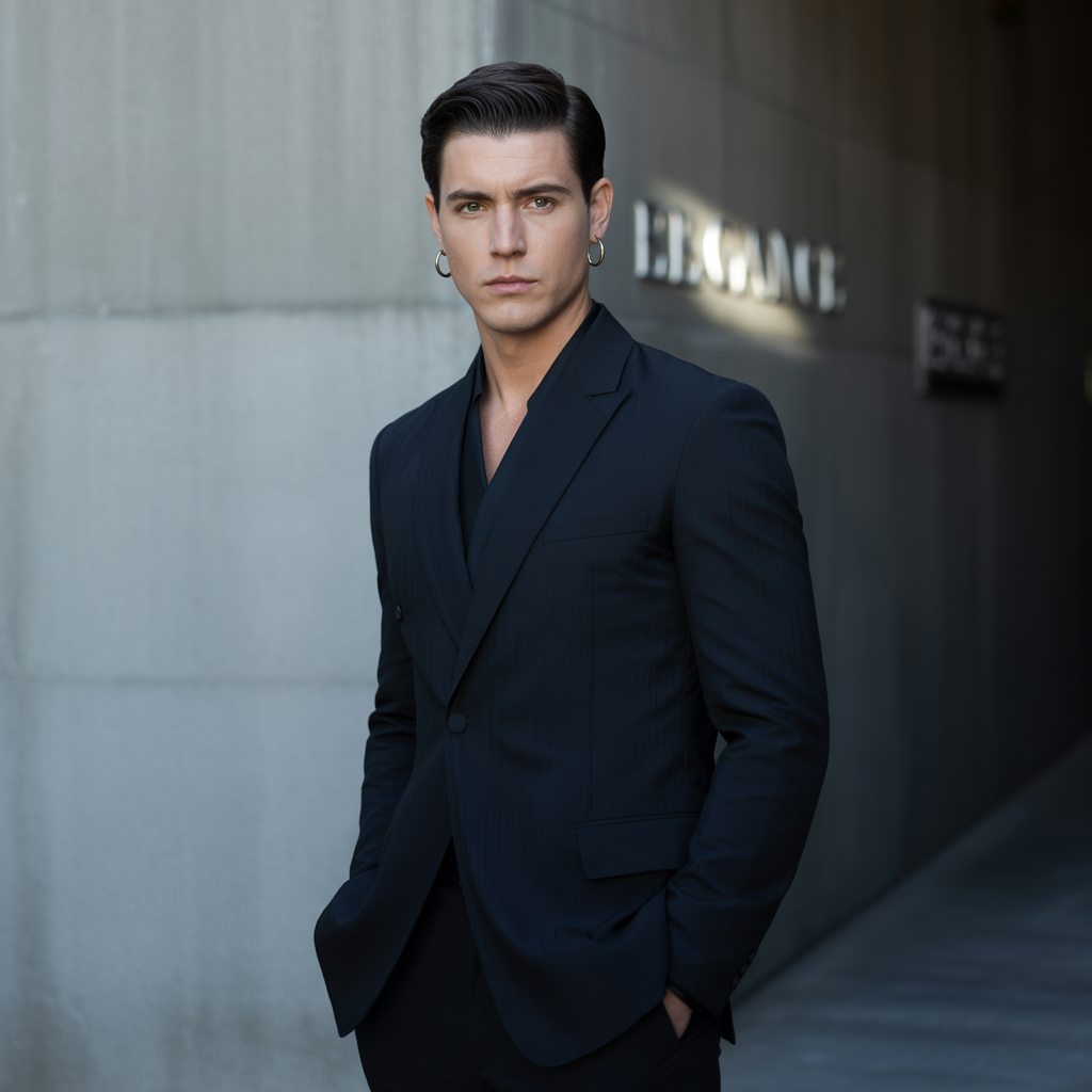 all black outfit men