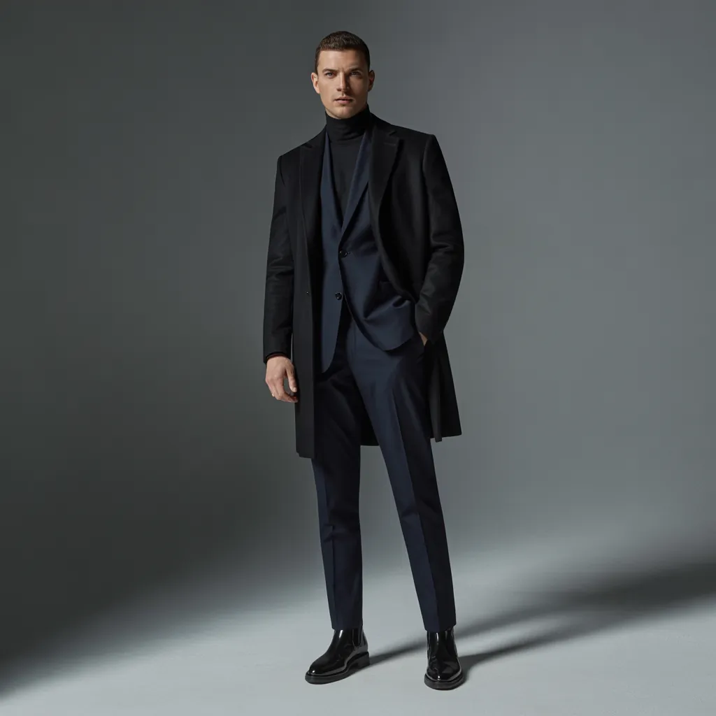 all black outfit men