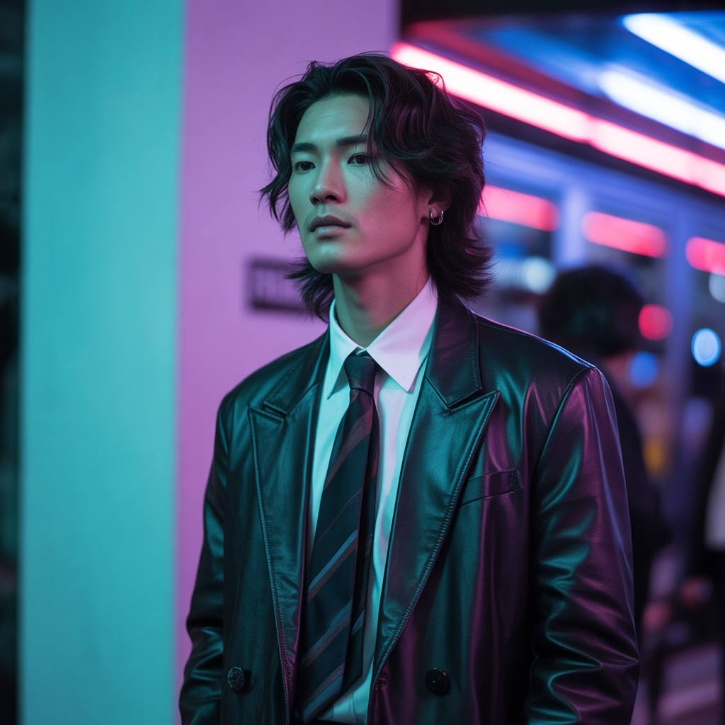 asian mullet men