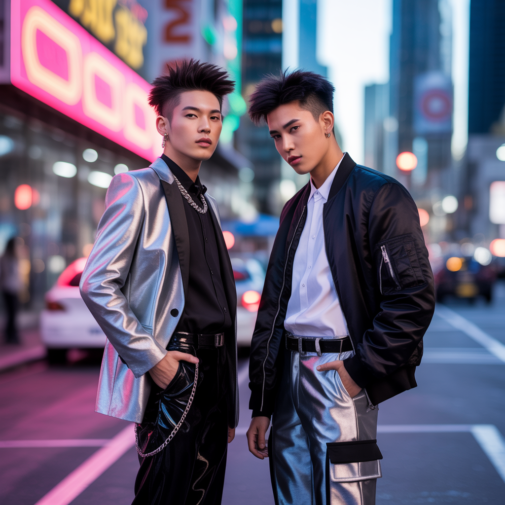 asian mullet men