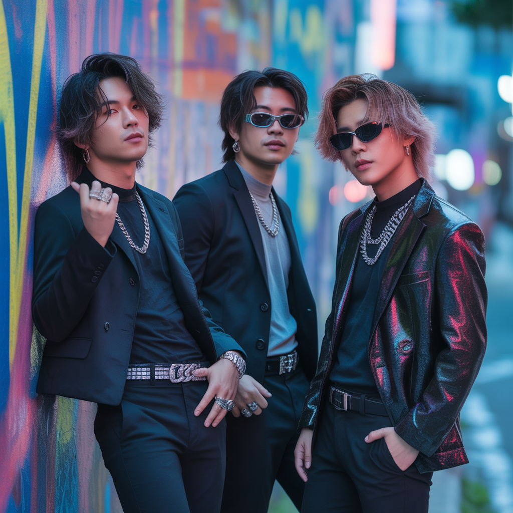asian mullet men