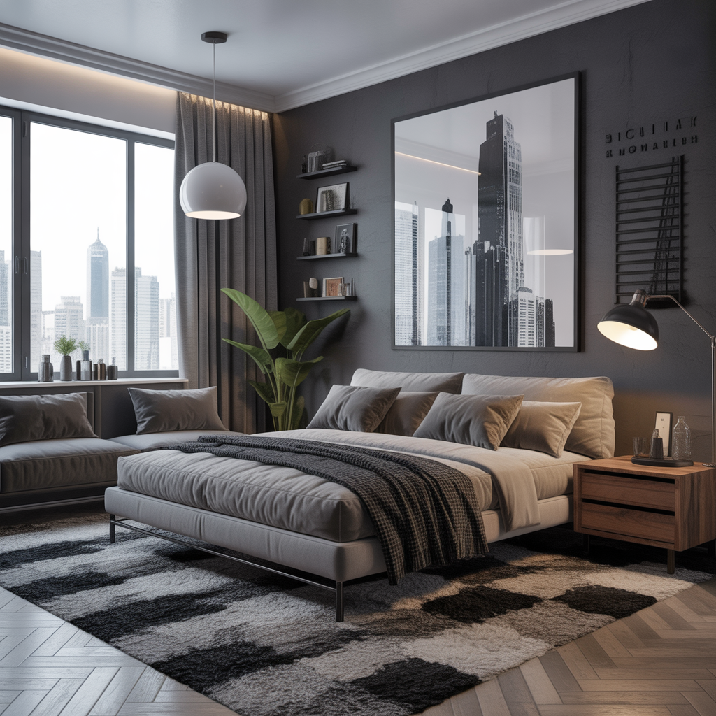 bachelor apartment decor ideas