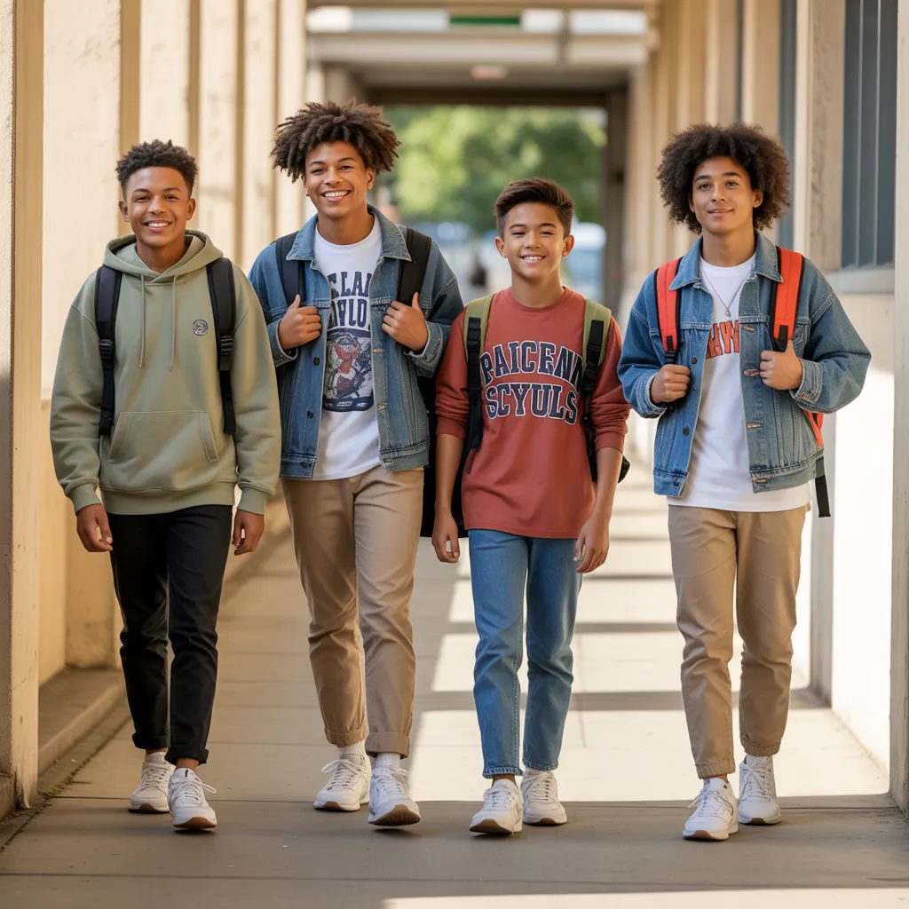 back to school outfits middle school