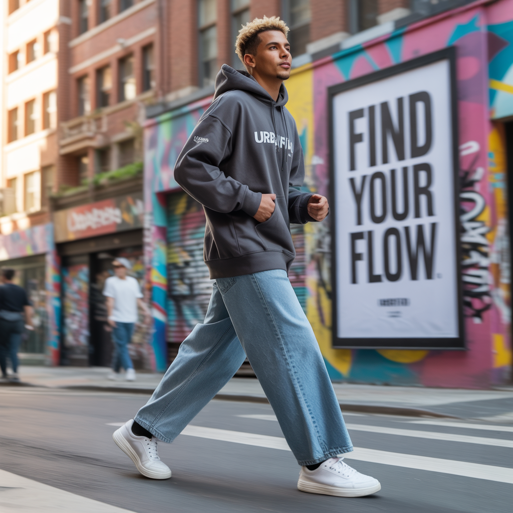 baggy jeans outfit men