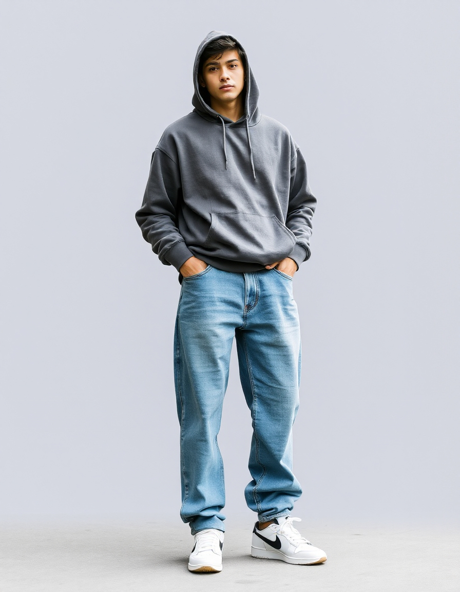 baggy jeans outfits for men