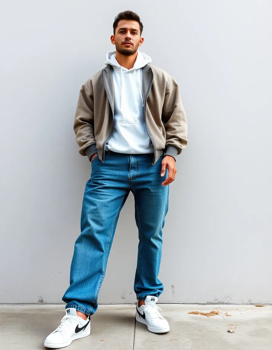 baggy jeans outfits for men