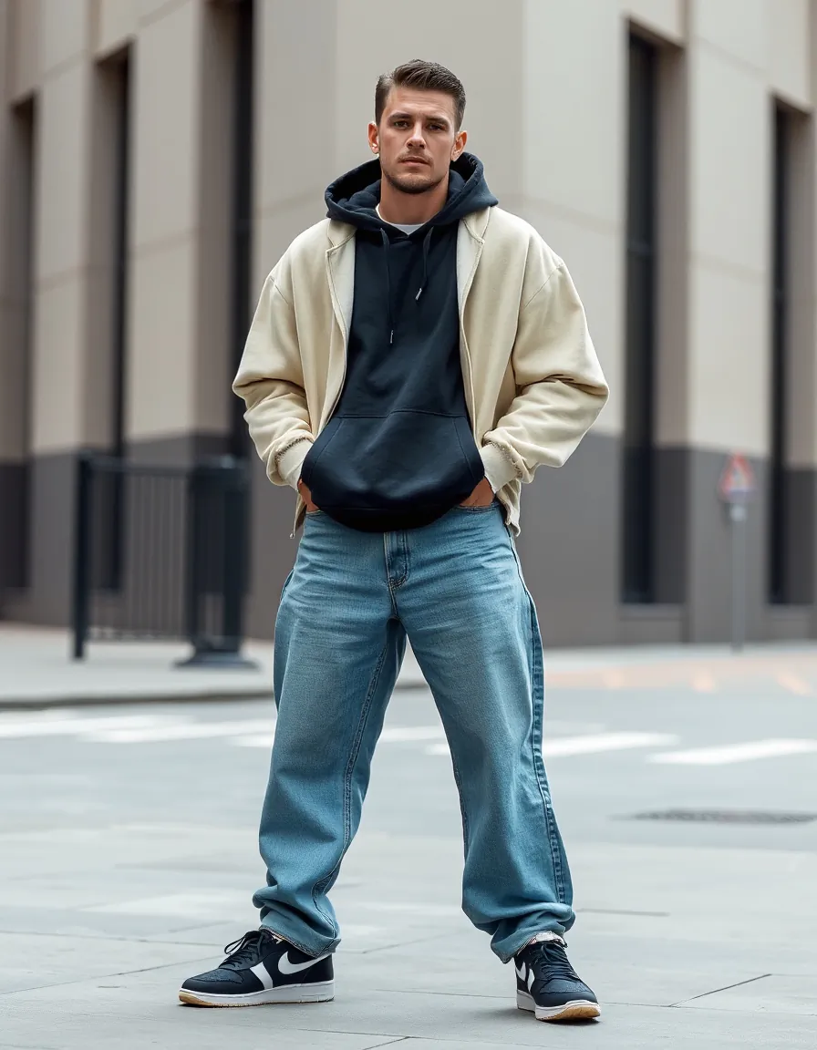 baggy jeans outfits for men