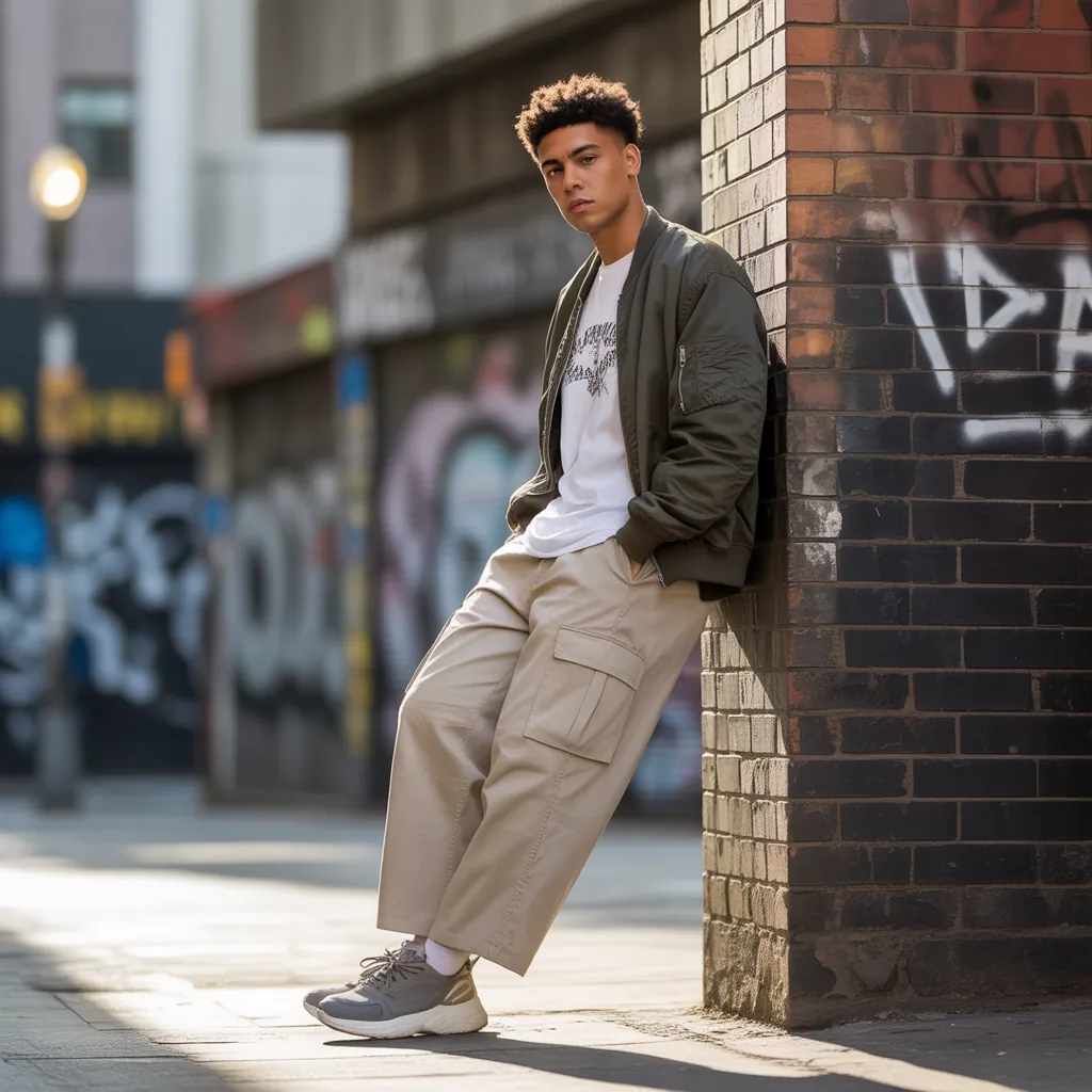 baggy jeans outfits for men