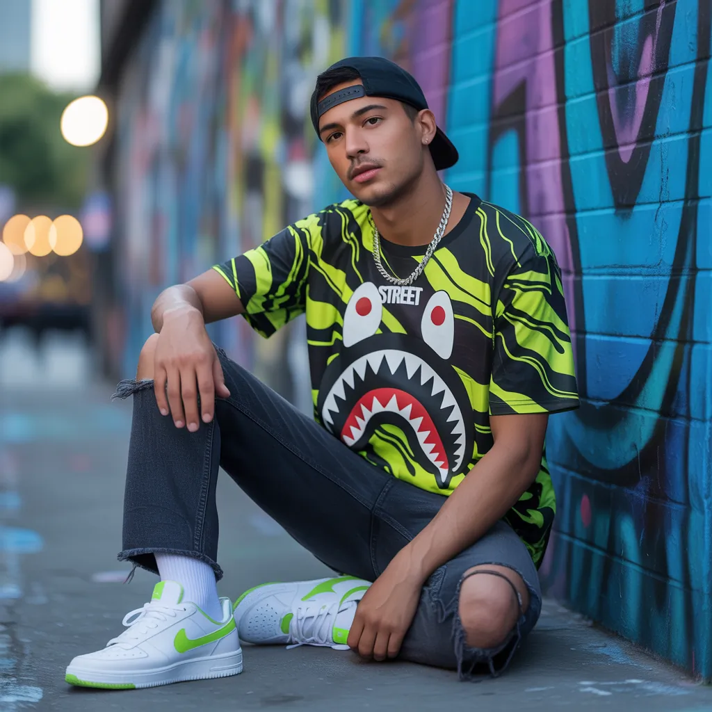 bape shirt outfit